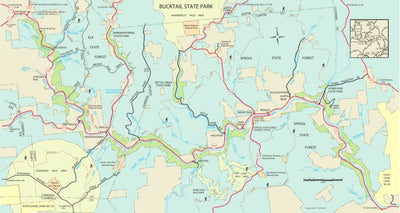 Avenza Systems Inc. Bucktail State Park Map digital map