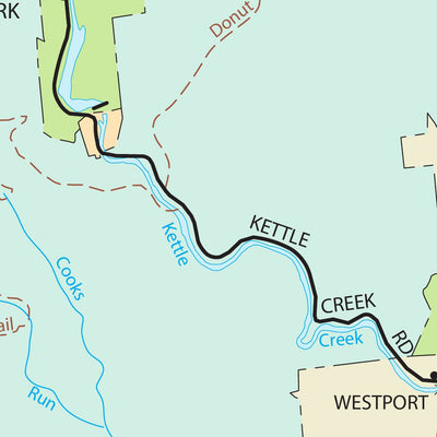 Avenza Systems Inc. Bucktail State Park Map digital map