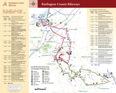 Avenza Systems Inc. Burlington County Bikeways digital map