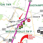 Avenza Systems Inc. Burlington County Bikeways digital map