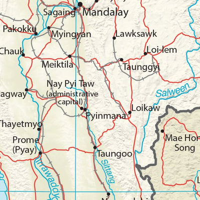 Avenza Systems Inc. Burma Physiography digital map