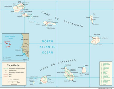 Avenza Systems Inc. Cape Verde Transportation digital map