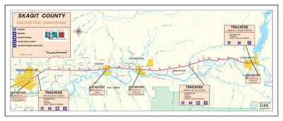 Avenza Systems Inc. Cascade Trail Corridor Map digital map
