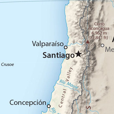 Avenza Systems Inc. Chile Physiography digital map