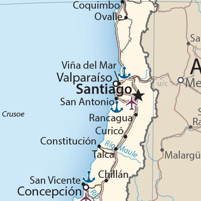 Avenza Systems Inc. Chile transportation digital map