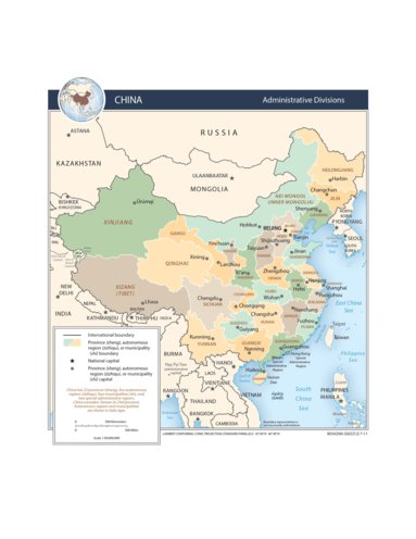 Avenza Systems Inc. China Administration digital map