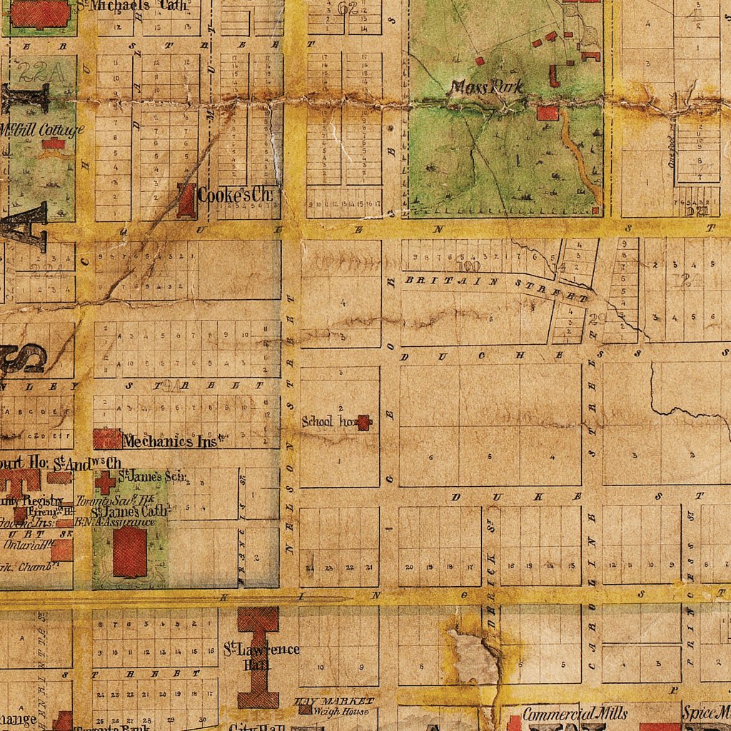 City of Toronto Government Survey - 1862 Map by Avenza Systems Inc ...