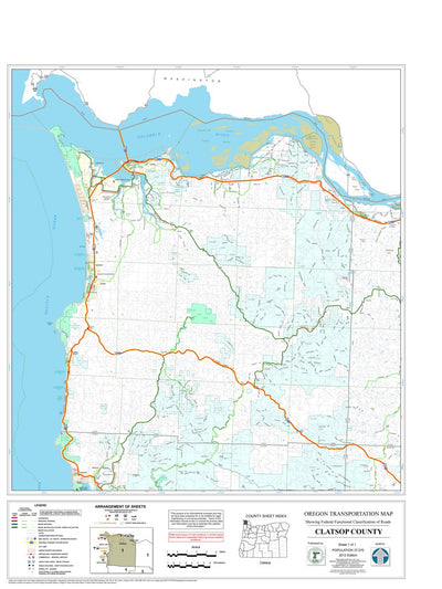 Avenza Systems Inc. Clatsop County Sheet 1 digital map