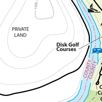 Avenza Systems Inc. Clear Creek State Park Map digital map