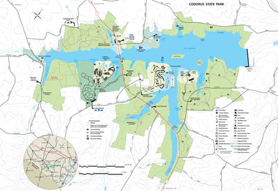 Avenza Systems Inc. Codorus State Park Map digital map