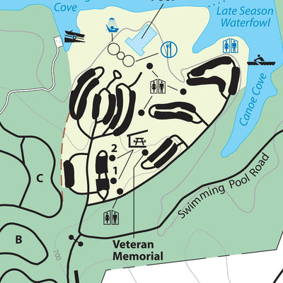 Avenza Systems Inc. Codorus State Park Map digital map