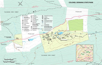 Avenza Systems Inc. Colonel Denning State Park Map digital map