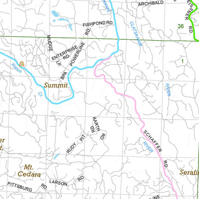 Avenza Systems Inc. Columbia County Sheet 1 digital map