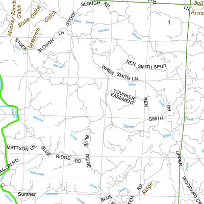 Avenza Systems Inc. Coos County Sheet 1 digital map