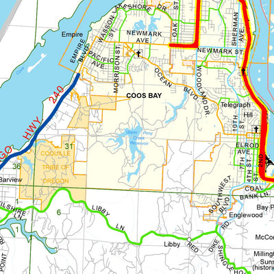 Avenza Systems Inc. Coos County Sheet 1 digital map