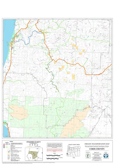 Avenza Systems Inc. Coos County Sheet 3 digital map