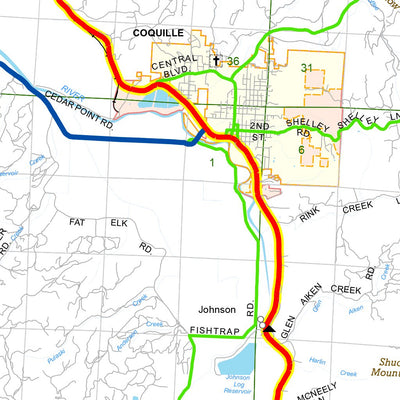 Avenza Systems Inc. Coos County Sheet 3 digital map