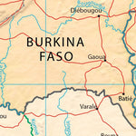 Avenza Systems Inc. Cote d'Ivoire Physiography digital map