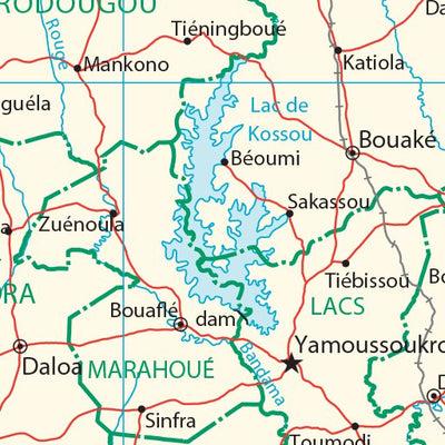 Avenza Systems Inc. Cote d'Ivoire Transportation digital map