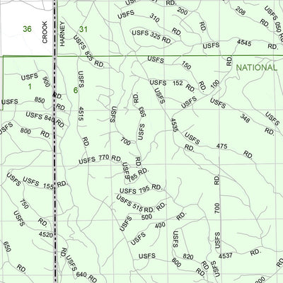 Avenza Systems Inc. Crook County Sheet 4 digital map
