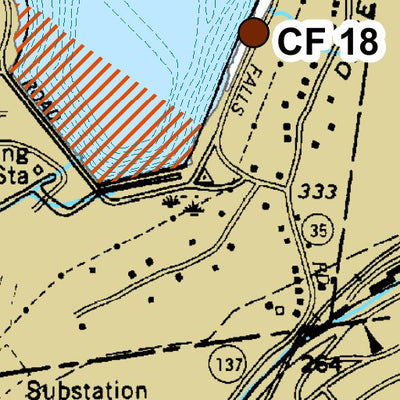 Avenza Systems Inc. Croton Falls Angler Reservoir Map digital map