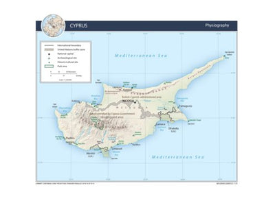 Avenza Systems Inc. Cyprus Physiography digital map