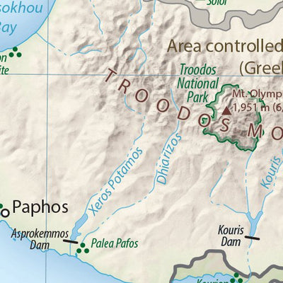 Avenza Systems Inc. Cyprus Physiography digital map