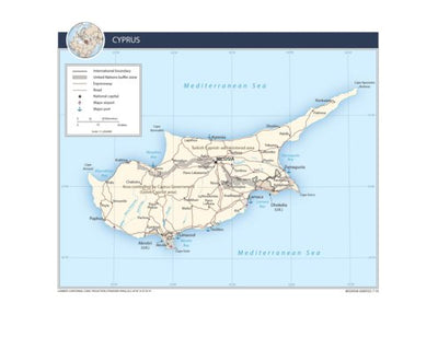 Avenza Systems Inc. Cyprus Transportation digital map