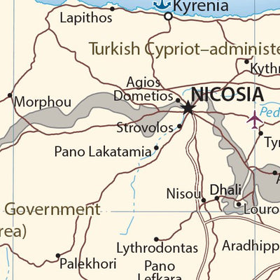 Avenza Systems Inc. Cyprus Transportation digital map
