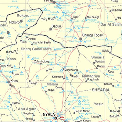 Avenza Systems Inc. Darfur Planning Map digital map