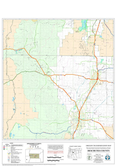 Avenza Systems Inc. Deschutes County Sheet 1 digital map