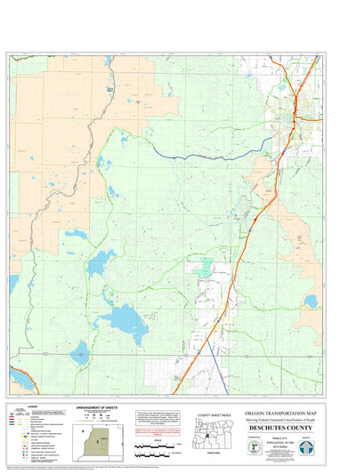 Avenza Systems Inc. Deschutes County Sheet 2 digital map