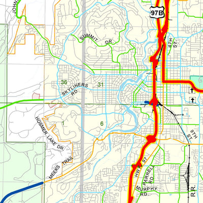 Avenza Systems Inc. Deschutes County Sheet 2 digital map