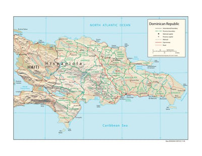 Avenza Systems Inc. Dominican Republic Physiography digital map