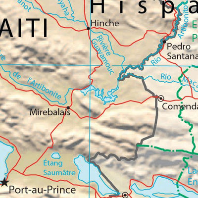 Avenza Systems Inc. Dominican Republic Physiography digital map