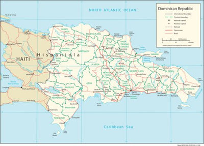 Avenza Systems Inc. Dominican Republic Transportation digital map