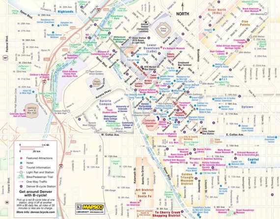 Downtown Denver, CO Map by Avenza Systems Inc. | Avenza Maps