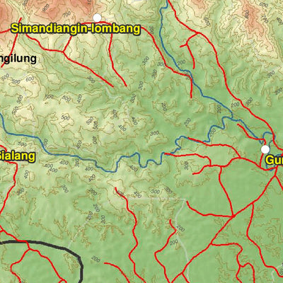 E03: Padang Lawas District Map by Avenza Systems Inc. | Avenza Maps