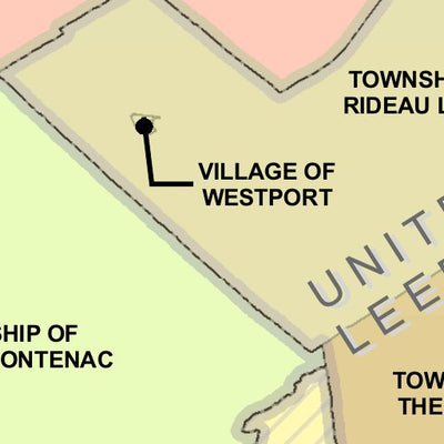 Avenza Systems Inc. Eastern Ontario Municipal Boundaries - Lower Tier digital map