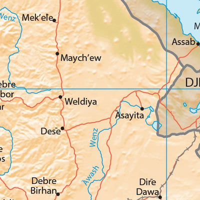 Avenza Systems Inc. Ethiopia Physiography digital map