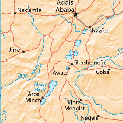 Avenza Systems Inc. Ethiopia Physiography digital map