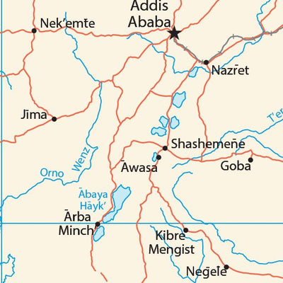 Avenza Systems Inc. Ethiopia Transportation digital map