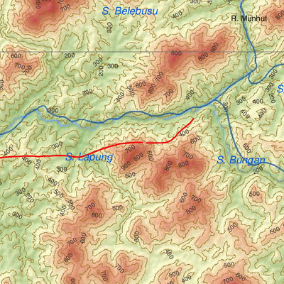 Avenza Systems Inc. F11: Kapuas Hulu District digital map