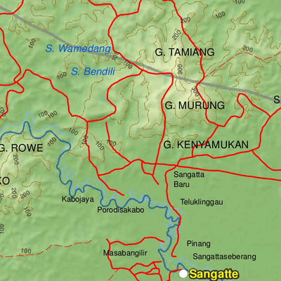 Avenza Systems Inc. F13: Kutai Timur District digital map