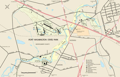 Avenza Systems Inc. Fort Washington State Park Map digital map