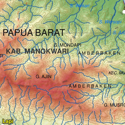 Avenza Systems Inc. G22: Manokwari District digital map