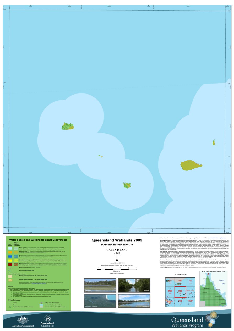 Gabba Island Map by Avenza Systems Inc. | Avenza Maps