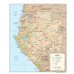 Avenza Systems Inc. Gabon Physiography digital map