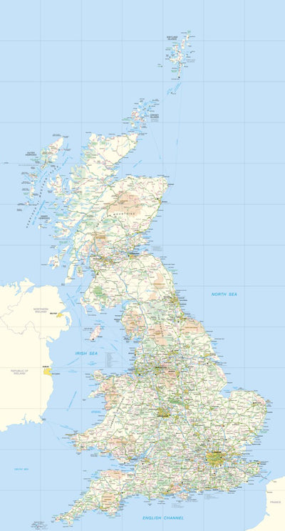 Avenza Systems Inc. Great Britain Roadmap digital map