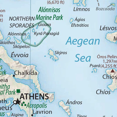 Avenza Systems Inc. Greece Physiography digital map